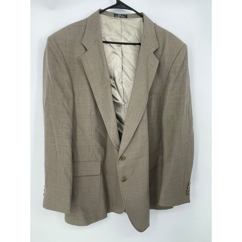 Harrington Stylish‎ Beige Suit Jacket - Versatile Casual Size 50R